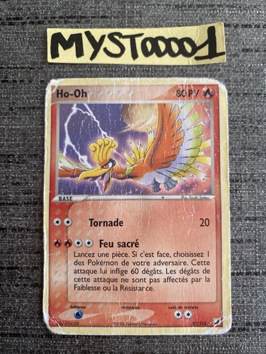 Carte pokemon 27 115 - carte, ho-oh