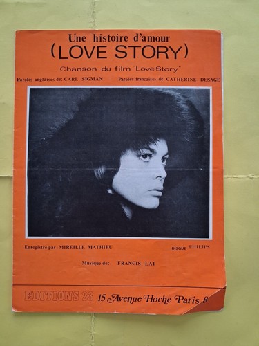 Mireille mathieu partition une - partition,