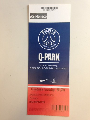 Billet paris psg as - -,