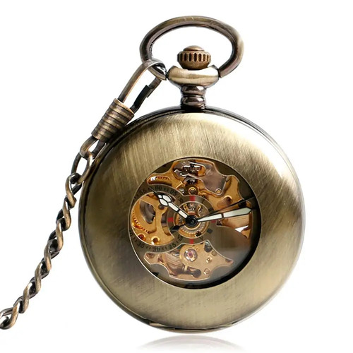 Montre poche squelette - montre,