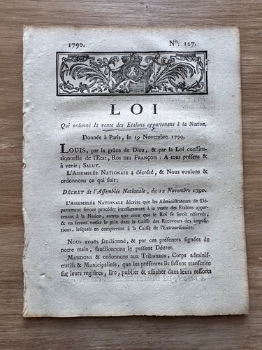 Louis xvi loi vente - –,