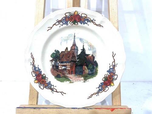 Ancienne assiette plate 20cm - assiette,