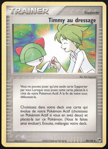 Carte pokémon timmy - carte,