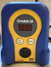 Hakko FX-888D soldering station blue/yellow with 4 tips