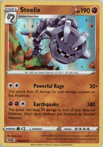 Steelix rare deck - steelix, exclusives