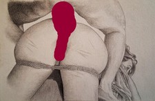 Dessin graphite Sexy Olga