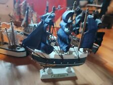 Bateau en Bois - Trois Mâts - voilier- navire Bateau De Pêche- miniature marine