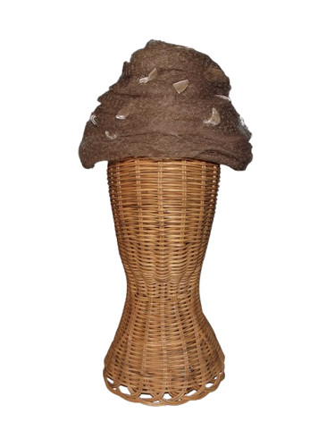 Chapeau résille beige - résille, à