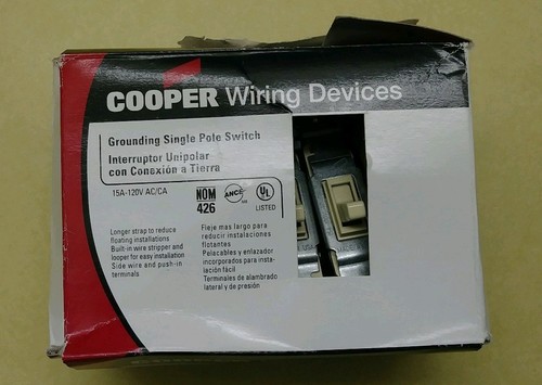 Cooper wiring 1301 single - wiring, 1301-7v