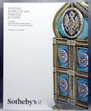 RUSSIAN WORKS OF ART, FABERGE & ICONS - SOTHEBY'S CATALOGUE - 2018