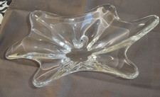 Coupe vide-poche en cristal Baccarat 31 cm de long 1,980 kg superbe