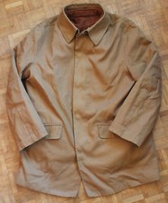 ETRO MILANO mens cotton jacket + wool & cashmere vest liner size XL beige coat