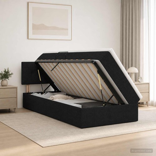 Lit avec rangement matelas - lit, et