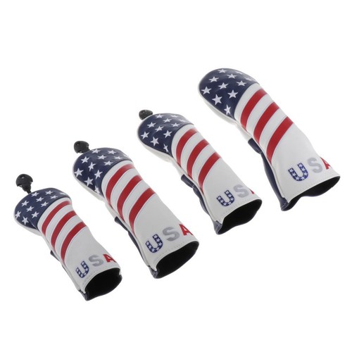 4pcs set golf - 4pcs, headcover