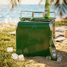 Heineken 14Qt Metal Beer