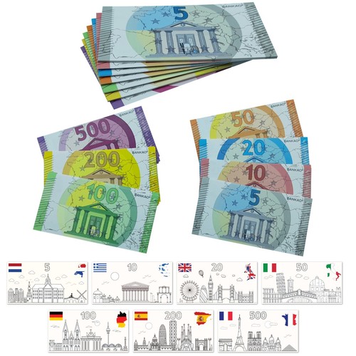 Billet banque euro factice - billet,