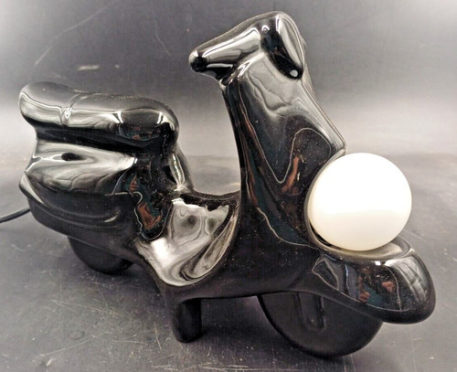 Lampe céramique scooter 1980 - lampe,