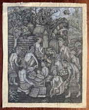 I Wayan Regug (Bali). Scène