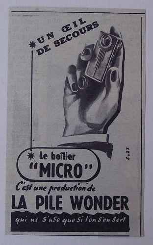 Publicité ancienne boitier - publicité,