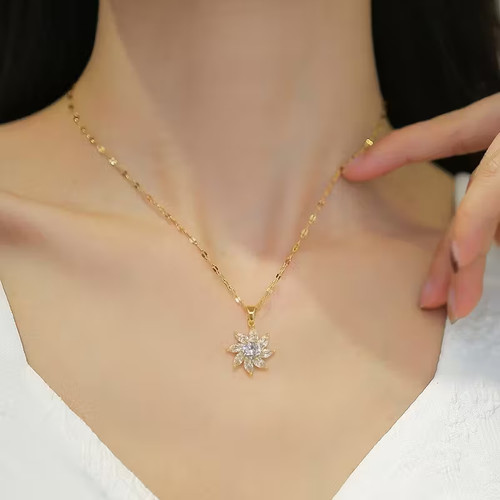 Collier chaîne plaqué - collier,