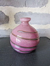 Vase boule MURANO - Signé F
