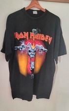  IRON MAIDEN Rare T-shirt Vintage A Real Dead One 1993