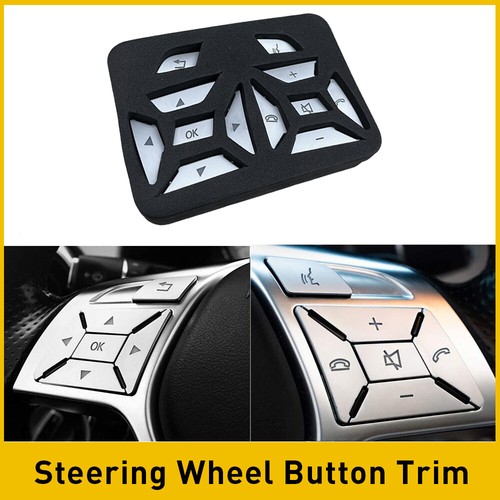 Chrome steering wheel button - chrome,