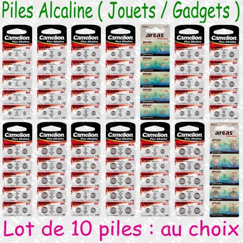 Lot piles boutons - lot, 1,5v