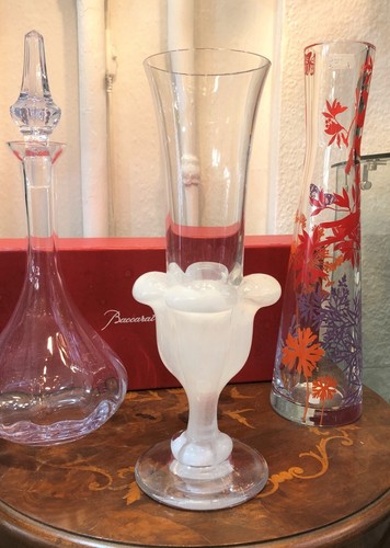 Grand vase cristal signé - grand,