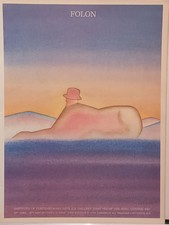 Reproduction affiche de Folon