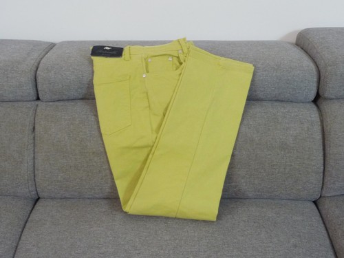 Jean pantalon droit vert - droit,