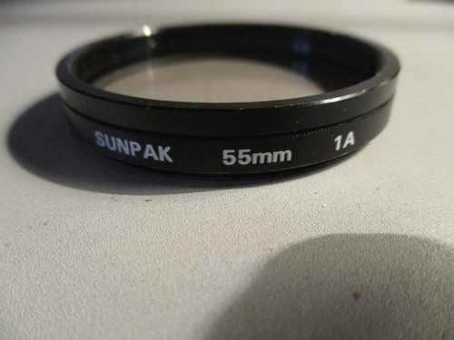 Filtre verre sunpak - 55mm, 1a