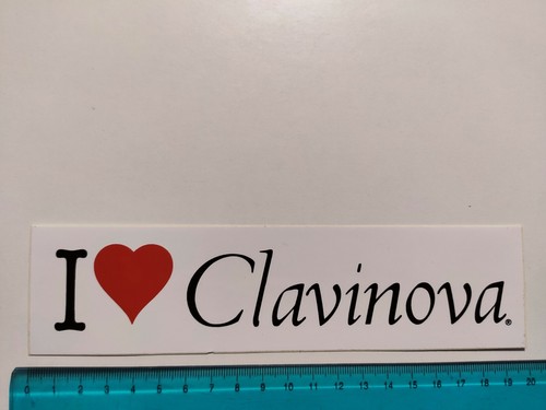 Autocollant love clavinova - i,
