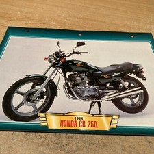 Honda CB250 1994 250 CB fiche carte moto passion collection Atlas