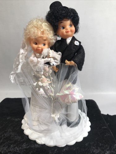 Figurines vintages mariés - figurines,