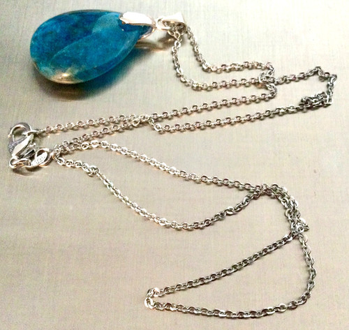 Argent massif apatite - argent, massif-apatite-collier