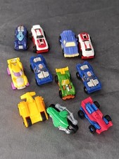 Lot de 11 petites voitures type KINDER micro machines 3 cm véhicules plastique