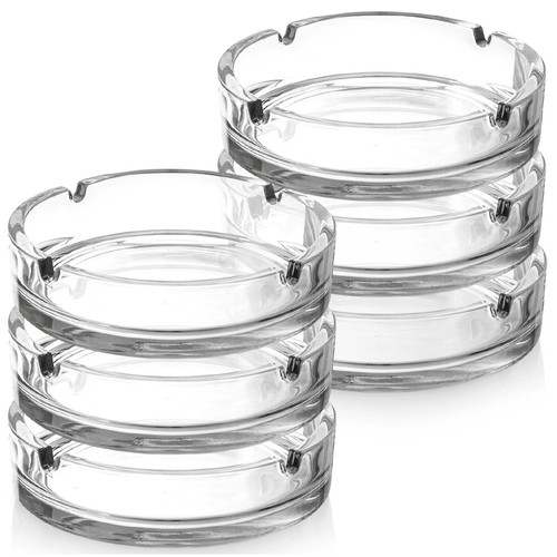 Cendrier verre rond 6 - rond,