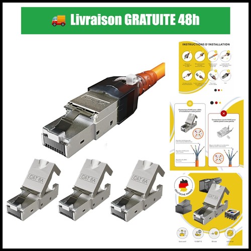 Connecteur rj45 sans outil - connecteur, cat
