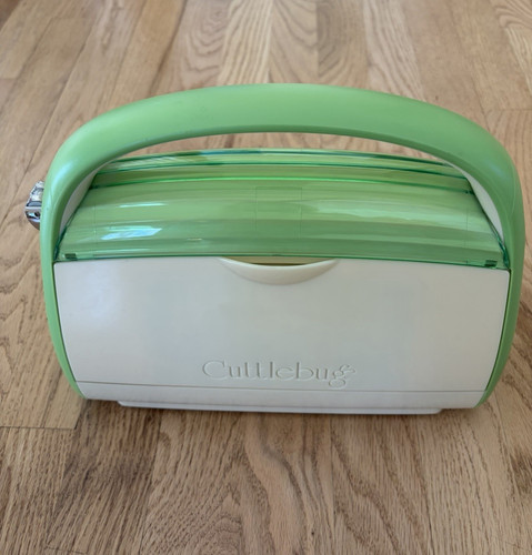 Cricut cuttlebug green die - green,