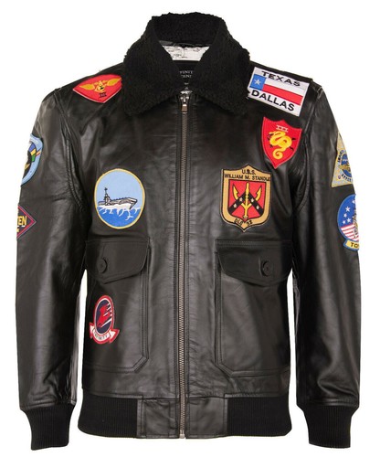 Veste bomber cuir - cuir, top