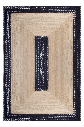 Handmade coton jute tapis - coton,