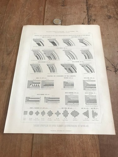 Gravure ancienne architecte - gravure,