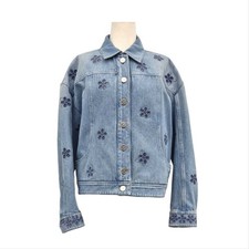 CHANEL Veste en denim à