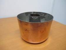 ANCIEN MOULE À GÂTEAU EN CUIVRE INTÉRIEUR ÉTAMÉ