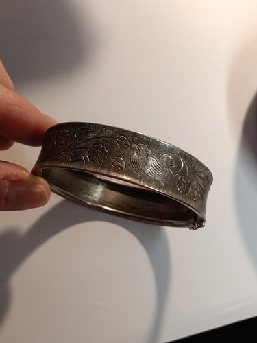 Bracelet ancien argent - en,