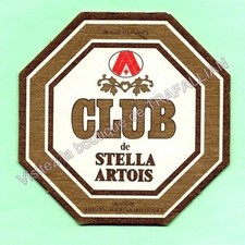 ancien sous-bock Bière CLUB de STELLA ARTOIS coaster bierdeckel beermat