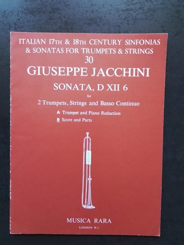 Partition giuseppe jacchini - partition,