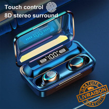 Écouteurs Sans Fil Bluetooth Universel Compatible TOUT Téléphone Etui de charge