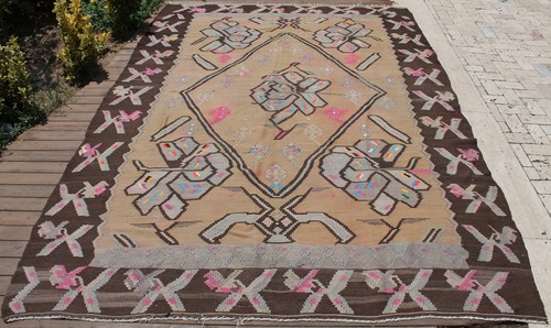 Tapis turc x119 - 88''x119'', vintage